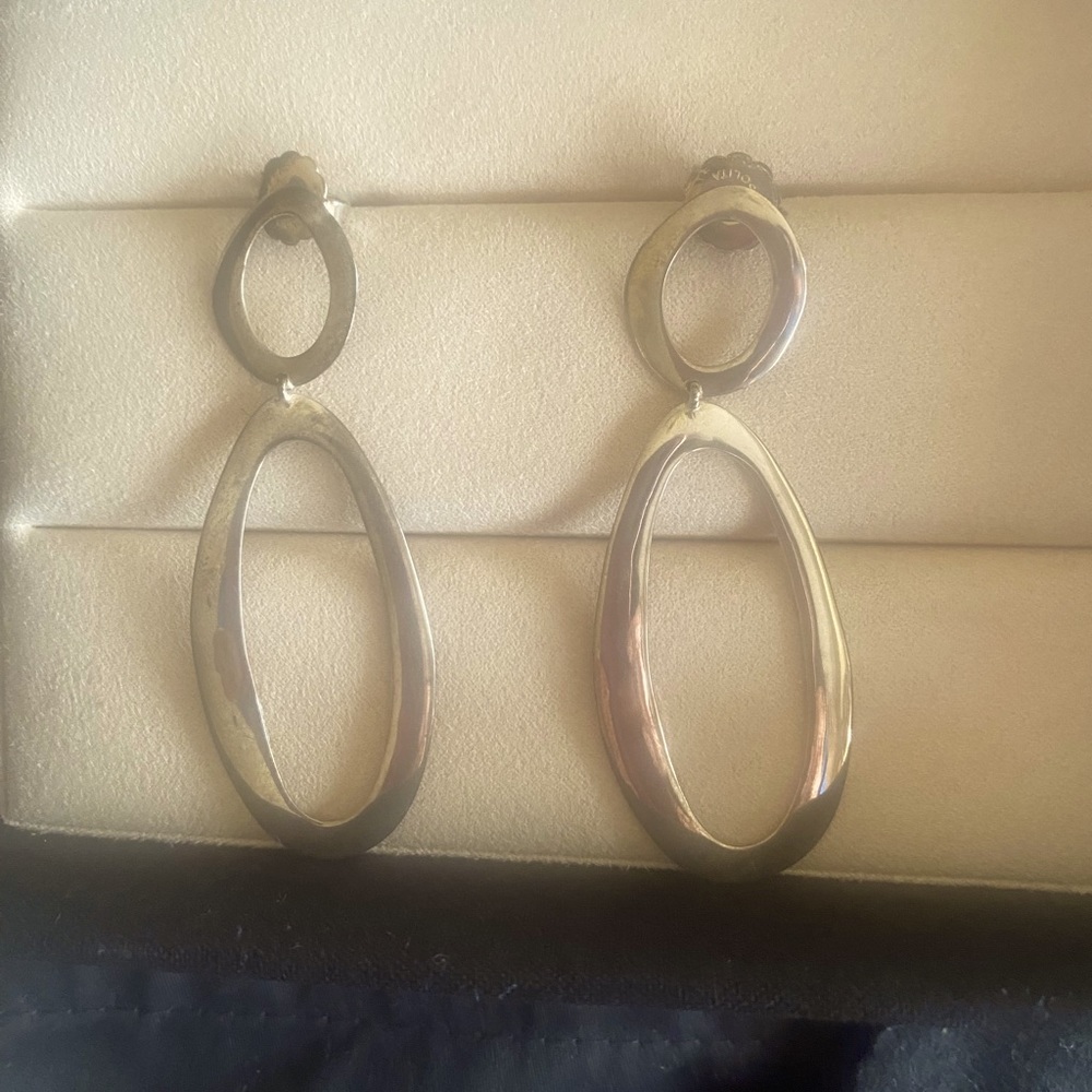 Silver IPPOLITA snowman earrings